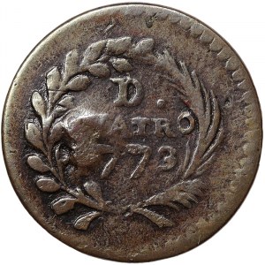 Talianske štáty, Janov, Dóžovská republika III. etapa (1637-1797), 4 Denari 1773, Janov