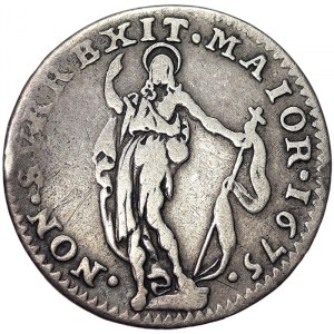 Talianske štáty, Janov, Republika dvojročných dóžat III. etapa (1637-1797), 5 Soldi 1675, Janov