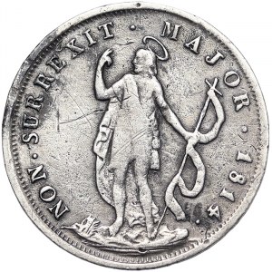 Italské státy, Janov, Janovská republika (1814), 10 Soldi 1814, Janov
