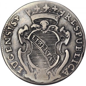 États italiens, Lucques, République (1369-1799), San Martino da 15 Bolognini 1744, Lucques