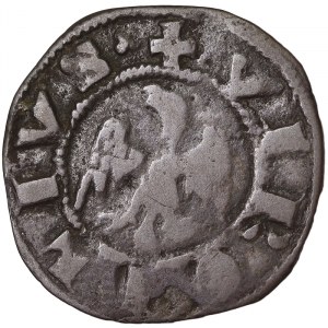 Italienische Staaten, Mantua, Luigi und Guido Gonzaga (1328-1369), Quattrino n.d., Mantua