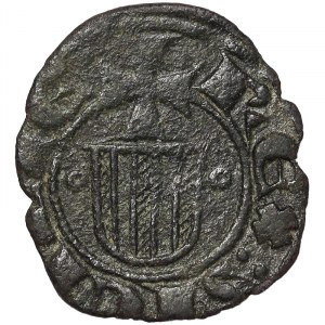 Italienische Staaten, Messina, Alfonso I d'Aragona (1416-1458), Denaro n.d., Messina