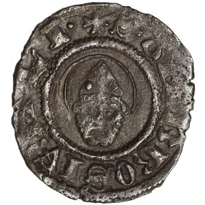 Państwa włoskie, Mediolan, Druga Republika Ambrozjańska (1447-1450), Denaro b.d., Mediolan