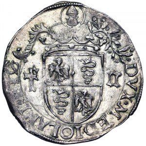 Państwa włoskie, Mediolan, Franciszek II Sforza (1521-1535), Grosso da 5 Soldi b.d., Mediolan
