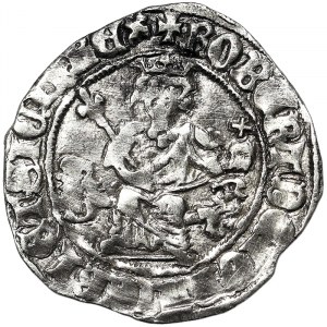 Włochy, Neapol, Roberto d'Angiò (1309-1343), Gigliato n.d., Neapol