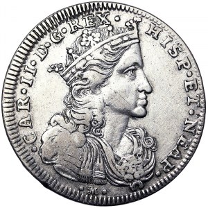Italienische Staaten, Neapel, Carlo II (1665-1700), 50 Grana 1693, Neapel