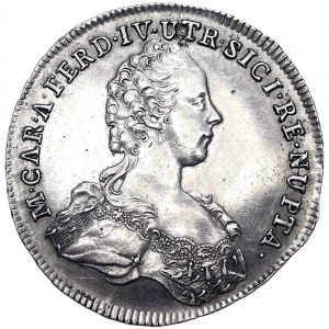 Italienische Staaten, Neapel, Ferdinando IV von Borbone 1. Periode (1759-1799), Tarì o Medaille 1768