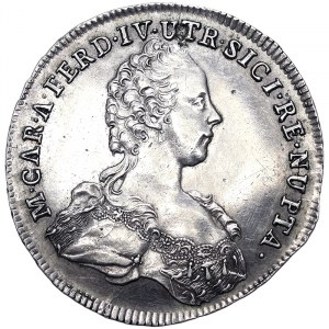 États italiens, Naples, Ferdinand IV de Borbone 1ère période (1759-1799), Tarì o Médaille 1768