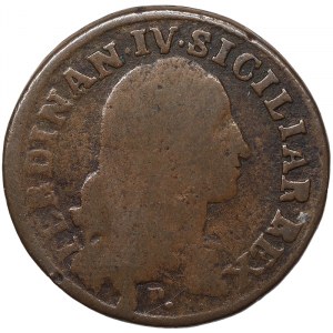 Talianske štáty, Neapol, Ferdinando IV Borbone 1. obdobie (1759-1799), 12 Cavalli 1790, Neapol