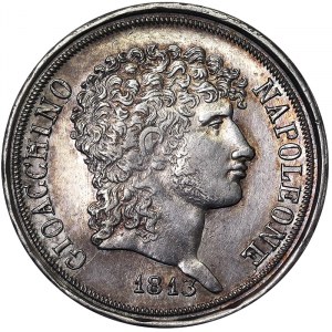 Stati Italiani, Napoli, Gioacchino Napoleone (1808-1815), 2 Lire 1813, Napoli