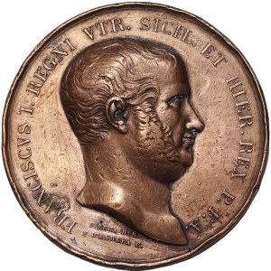 États italiens, Naples, François Ier de Borbone (1825-1830), Médaille 1830, Naples