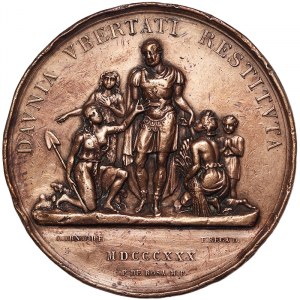 Włochy, Neapol, Franciszek I Borbone (1825-1830), medal 1830, Neapol