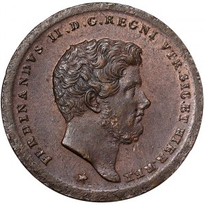 Italian States, Naples, Ferdinando II of Borbone (1830-1859), 2 Tornesi 1851, Naples