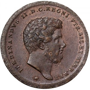 Italienische Staaten, Neapel, Ferdinando II. von Borbone (1830-1859), 2 Tornesi 1851, Neapel
