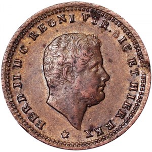 Stati italiani, Napoli, Ferdinando II di Borbone (1830-1859), 1 Tornese 1852, Napoli