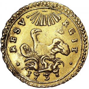 Italienische Staaten, Palermo, Carlo III von Borbone (1734-1759), Oncia 1737, Palermo