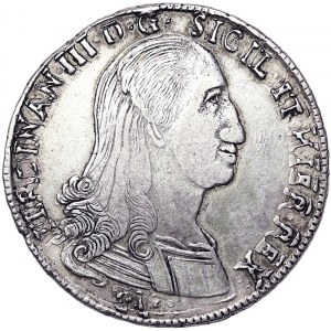 États italiens, Palerme, Ferdinando III (1759-1825), 12 Tarì 1800, Palerme