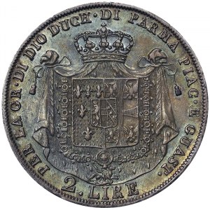 États italiens, Parme, Marie-Louise d'Autriche (1815-1847), 2 Lire 1815, Parme