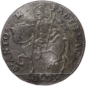 Italské státy, Piacenza, Ferdinando I. Borbone (1765-1802), 10 Soldi 1795, Piacenza