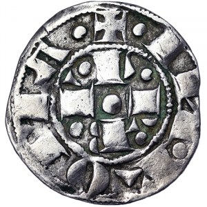 Stati italiani, Roma (Stato Pontificio), Urbano V (1362-1370), 1/2 Grosso n.d., Roma