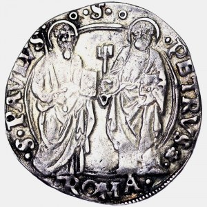 Italian States, Rome (Papal State), Sisto IV (1471-1484), Grosso n.d., Rome