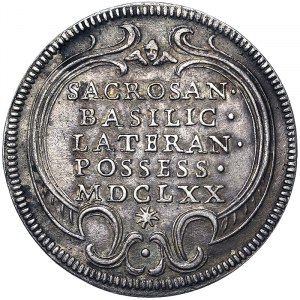 Italské státy, Řím (Papežský stát), Clemente X (1670-1676), Giulio del possesso 1670, Řím