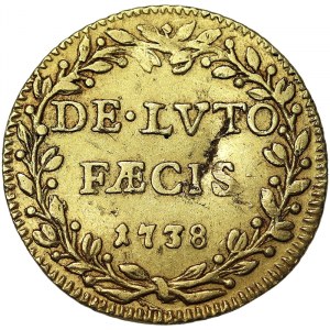 États italiens, Rome (État pontifical), Clément XII (1730-1740), Scudo d'oro 1738, Rome