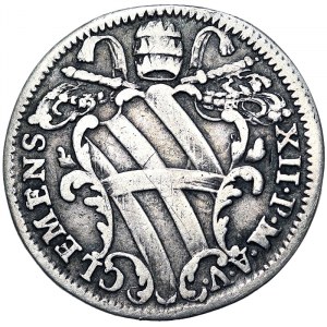 Italské státy, Řím (Papežský stát), Clemente XII (1730-1740), Grosso 1734/1735, Řím