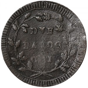 Talianske štáty, Rím (pápežský štát), Prvá rímska republika (1798-1799), 2 Baiocchi b.d., Rím