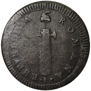 Italian States, Rome (Papal State), First Roman Republic (1798-1799), 2 Baiocchi n.d., Rome