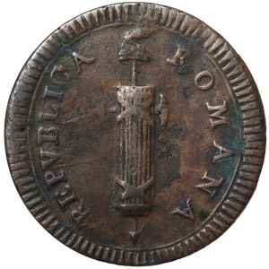 Italian States, Rome (Papal State), First Roman Republic (1798-1799), 2 Baiocchi 1798, Rome