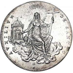 États italiens, Rome (État pontifical), Vacant Siège Chambellan Cardinal Galeffi (1829), 1/2 Scudo 1829, Rome