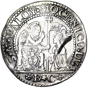 Italské státy, Benátky, Alvise II Mocenigo (1700-1709), Ducato D'argento o Ducatello n.d., Benátky