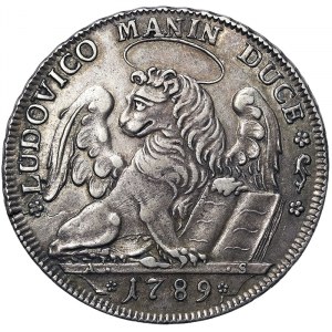 Italské státy, Benátky, Ludovico Manin (1789-1797), Tallero per il Levante 1789, Benátky