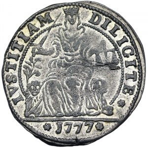 États italiens, Venise, Monnaie anonyme, Lirazza da 30 Soldi 1777, Venise
