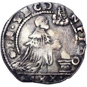 États italiens, Venise, Monnaie anonyme, Liretta da 20 Soldi n.d., Venise