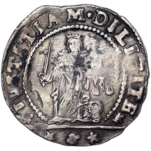 Państwa włoskie, Wenecja, moneta anonimowa, Liretta da 20 Soldi n.d., Wenecja