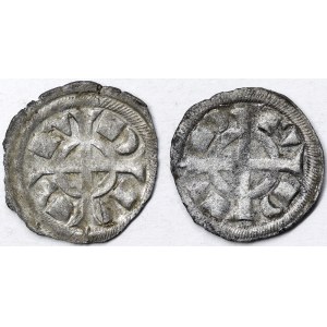 Stati italiani, Verona, Federico II (1218-1250), Lotto 2 pezzi.