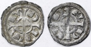 États italiens, Vérone, Frédéric II (1218-1250), Lot 2 pièces.