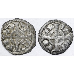 Stati italiani, Verona, Federico II (1218-1250), Lotto 2 pezzi.