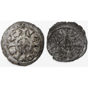 États italiens, Vérone, Scaliger anonyme (1259-1329), Lot 2 pièces.