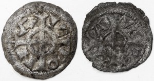 Stati italiani, Verona, primo anonimo scaligero (1259-1329), Lotto 2 pezzi.