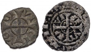 Stati italiani, Verona, primo anonimo scaligero (1259-1329), Lotto 2 pezzi.