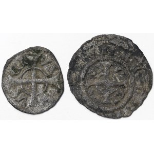 Stati italiani, Verona, primo anonimo scaligero (1259-1329), Lotto 2 pezzi.