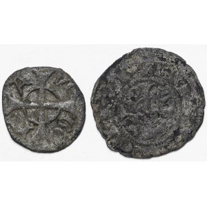 Stati italiani, Verona, primo anonimo scaligero (1259-1329), Lotto 2 pezzi.