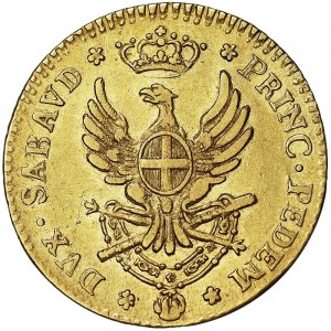 Italien, Königreich Sardinien (1324-1861), Vittorio Amedeo III (1773-1796), Doppia 1786, Turin