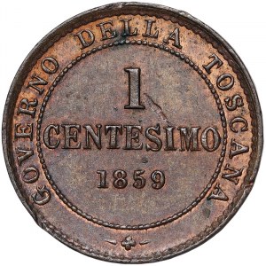 Italia, Regno d'Italia, Vittorio Emanuele II Re Eletto Re (1859-1861), 1 Centesimo 1859, Firenze