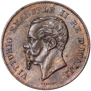 Italien, Königreich Italien, Vittorio Emanuele II (1861-1878), 5 Centesimi 1861, Mailand