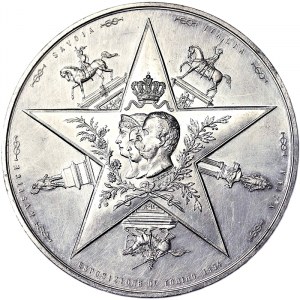 Italie, Royaume d'Italie, Umberto I (1878-1900), Médaille 1884