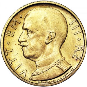 Taliansko, Talianske kráľovstvo, Vittorio Emanuele III (1900-1946), 50 Lire 1931, Rím